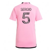 Maglia Calcio Inter Miami Sergio Busquets #5 Prima Divisa Donna 2024-25 Manica Corta